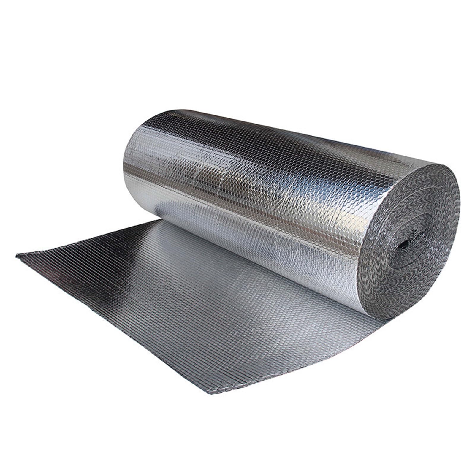 Panele odbijające promieniowanie grzejników, Dwustronna aluminiowana folia bąbelkowa do izolacji w domu i ogrodzie, różne rozmiary(1x3m)