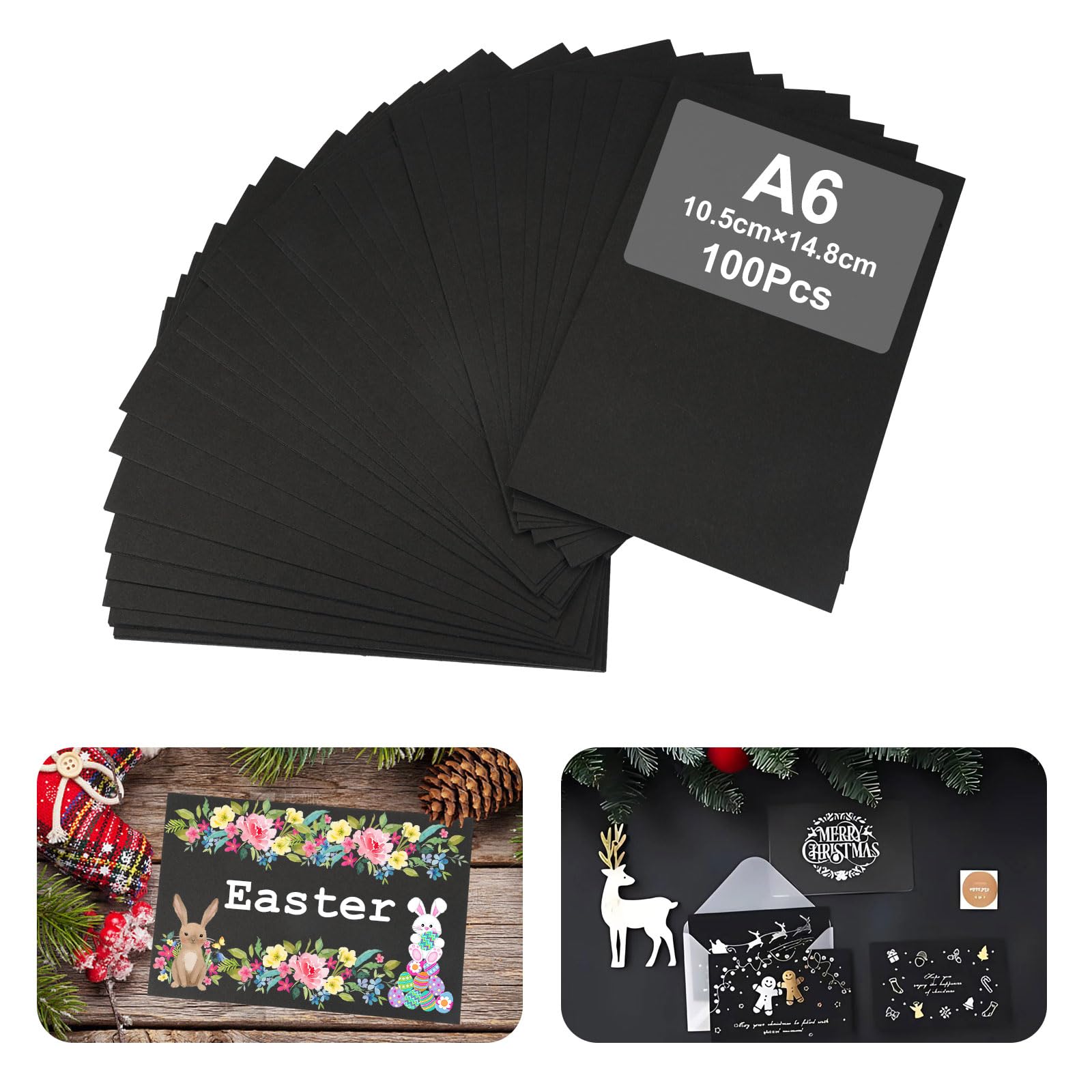 25 enkele kaarten, DIN A6, 10,5 x 14,8 cm, 240 g/m², rood, gekleurd karton, knutselpapier, knutselkarton, knutselkaarten, blanco ansichtkaarten