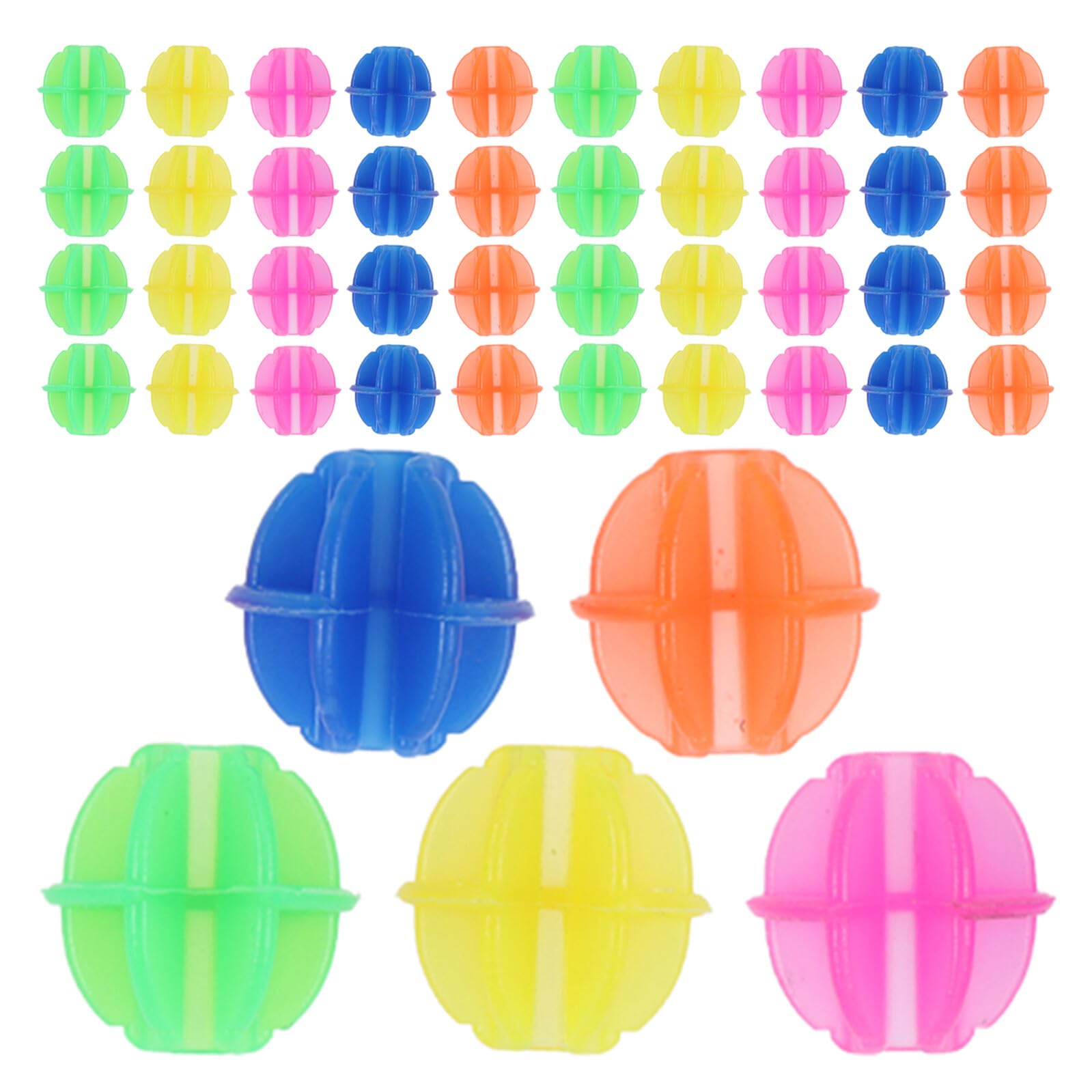 TOYANDONA 6 Juegos de Cuentas para Radios de Bicicleta Clip de Plástico Colores Brillantes y Luminosas para Decoración Infantil Carretera Accesorios para Ciclismo Seguros y Fáciles de