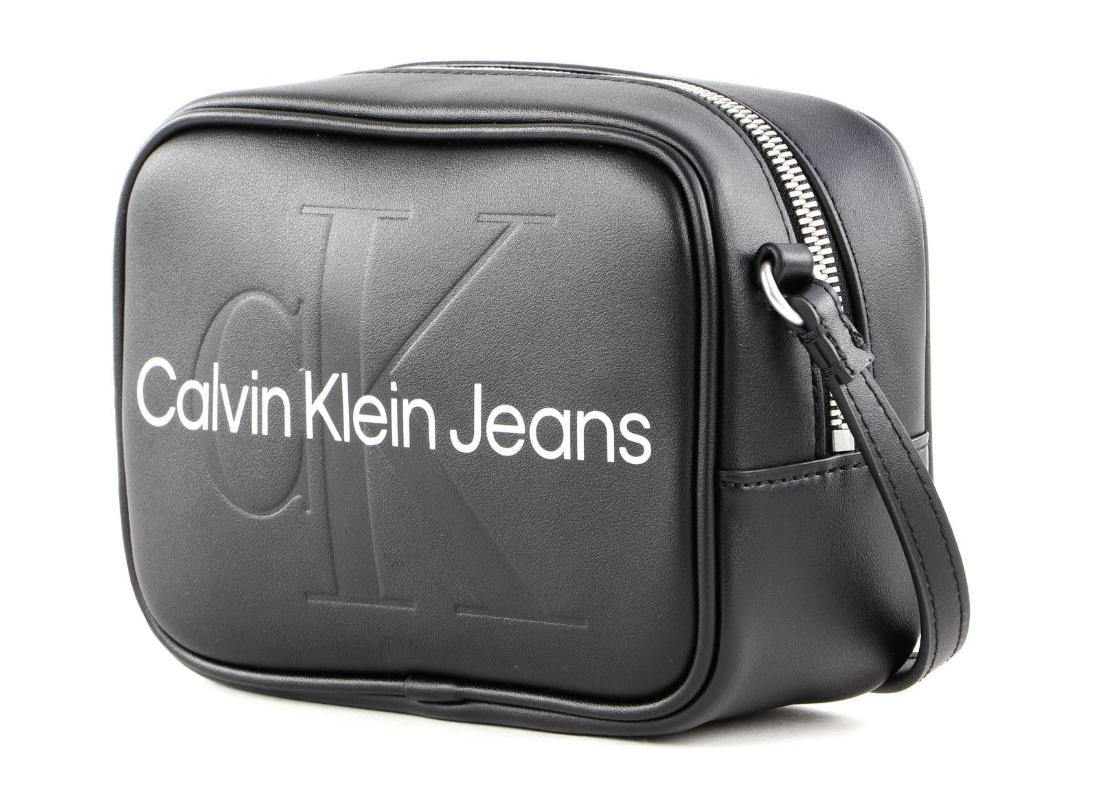 Calvin Klein Jeans Sculpted Camera Bag18 Mono K60k610275, Borse a tracolla Donna, Nero (Black), Taglia unica