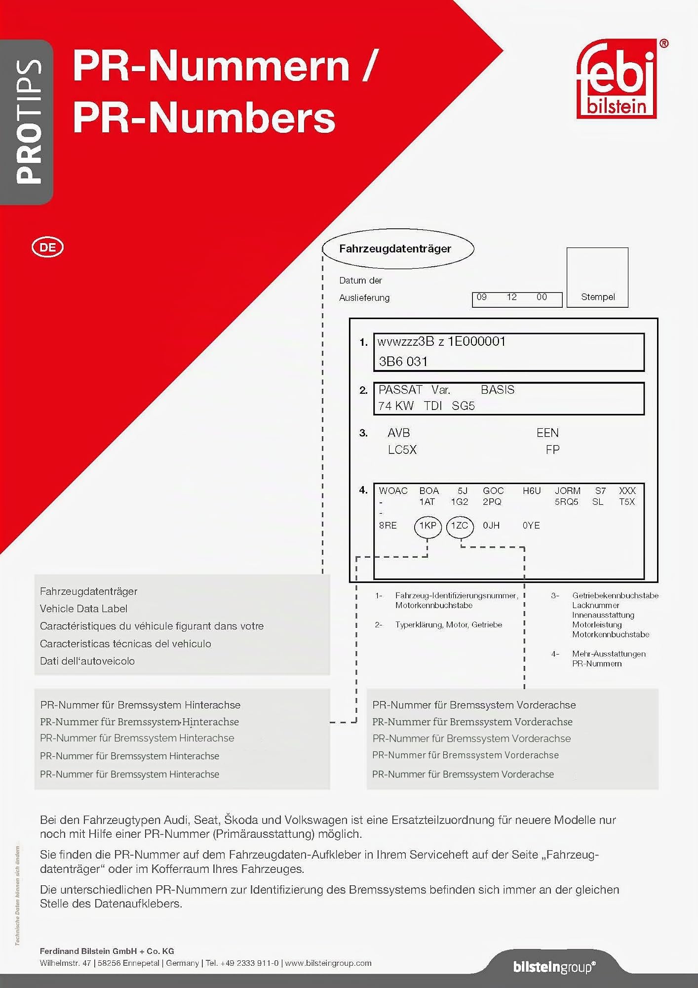 febi bilstein 19370 Bremsscheibensatz, 2 Bremsscheiben