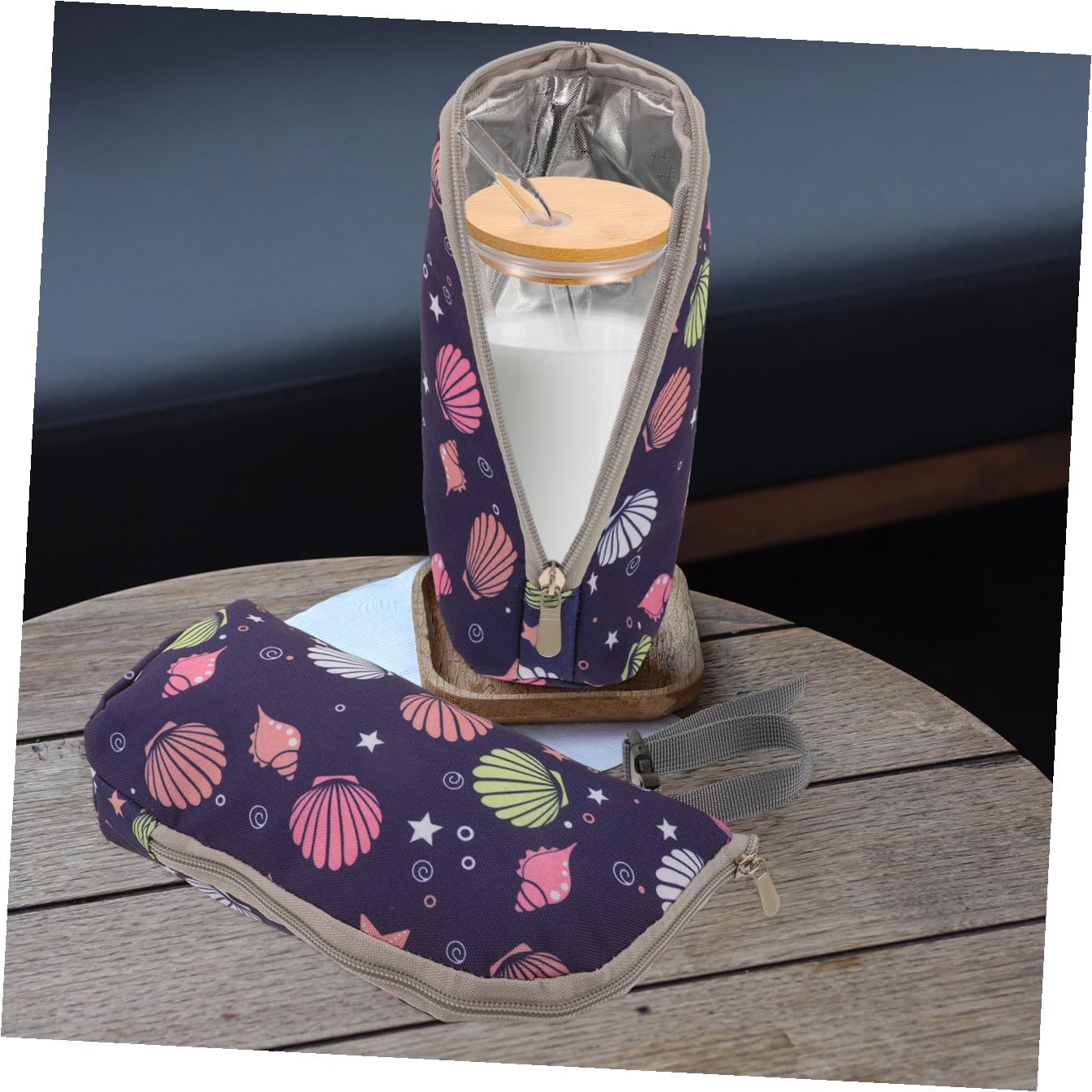ibasenice 4pezzi Borsa Isolata Per Biberon Portatile Sacchetto Termico Per Latte Per Viaggi Con Mantiene La Temperatura Ottimale Design Elegante e Leggero