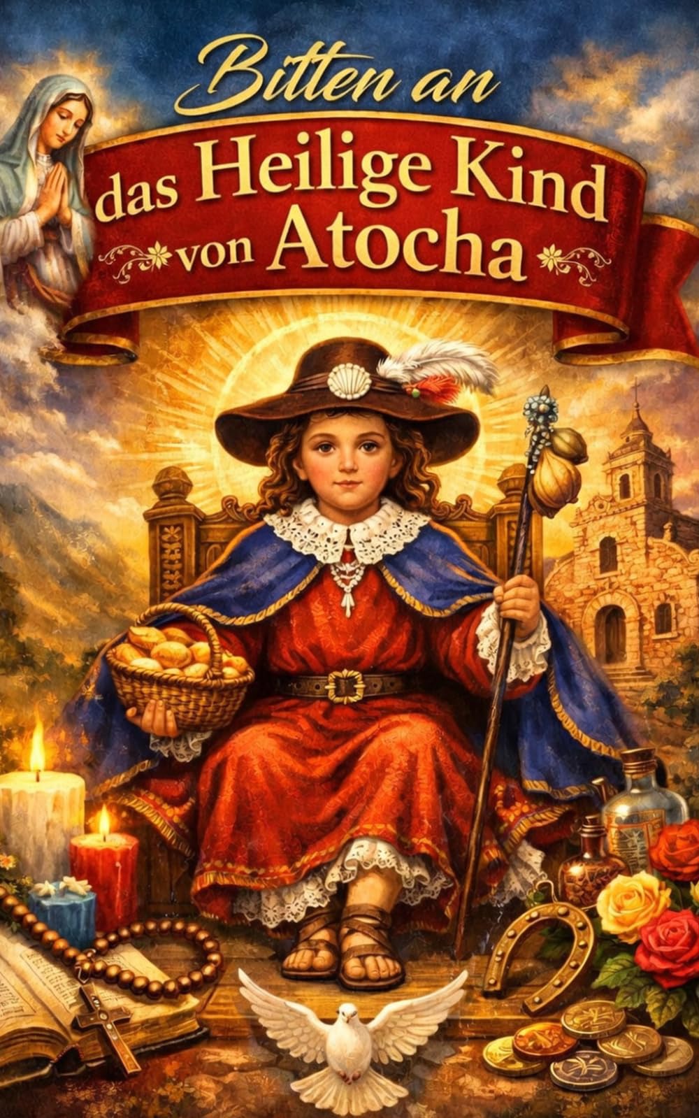 Bitten an das Heilige Kind von Atocha: Wundertätige und kraftvolle Gebete für Gesundheit, Arbeit, Liebe, Schutz und täglichen Wohlstand