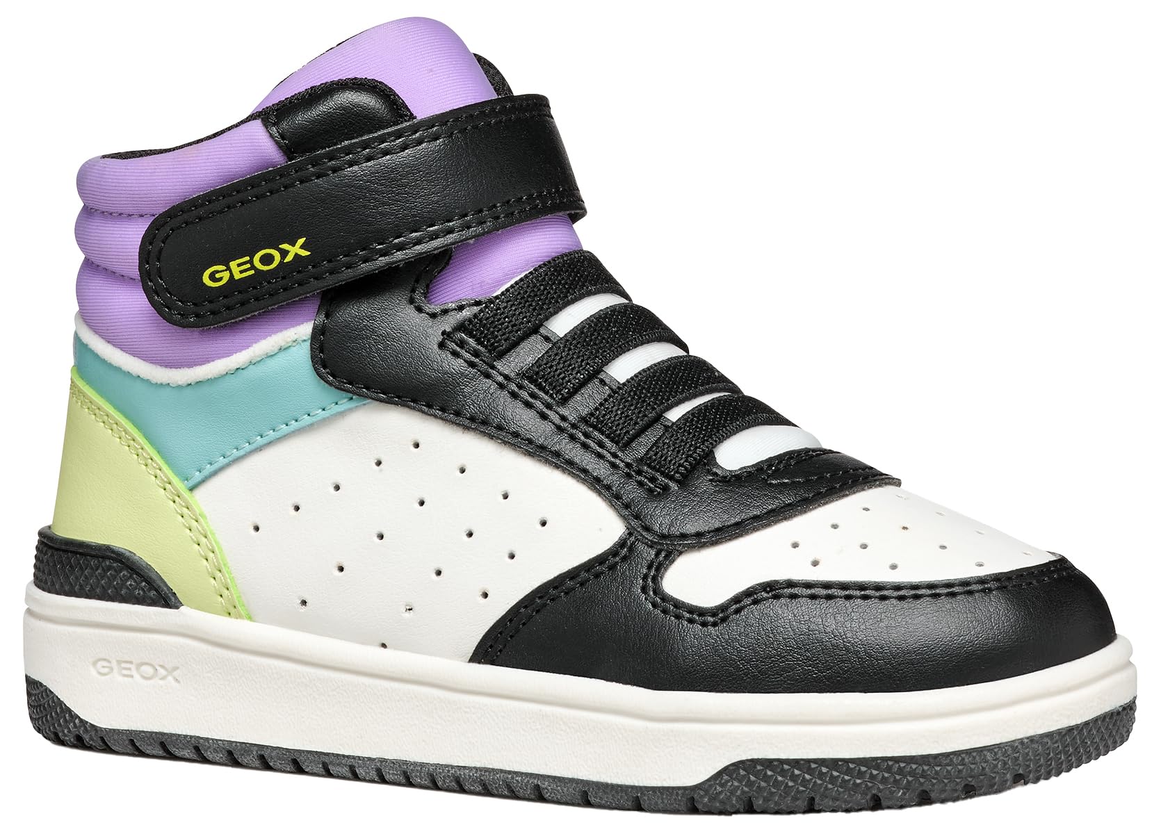 Geox Girl's J Washiba Girl a Sneaker, Multicolour, 10 UK Child