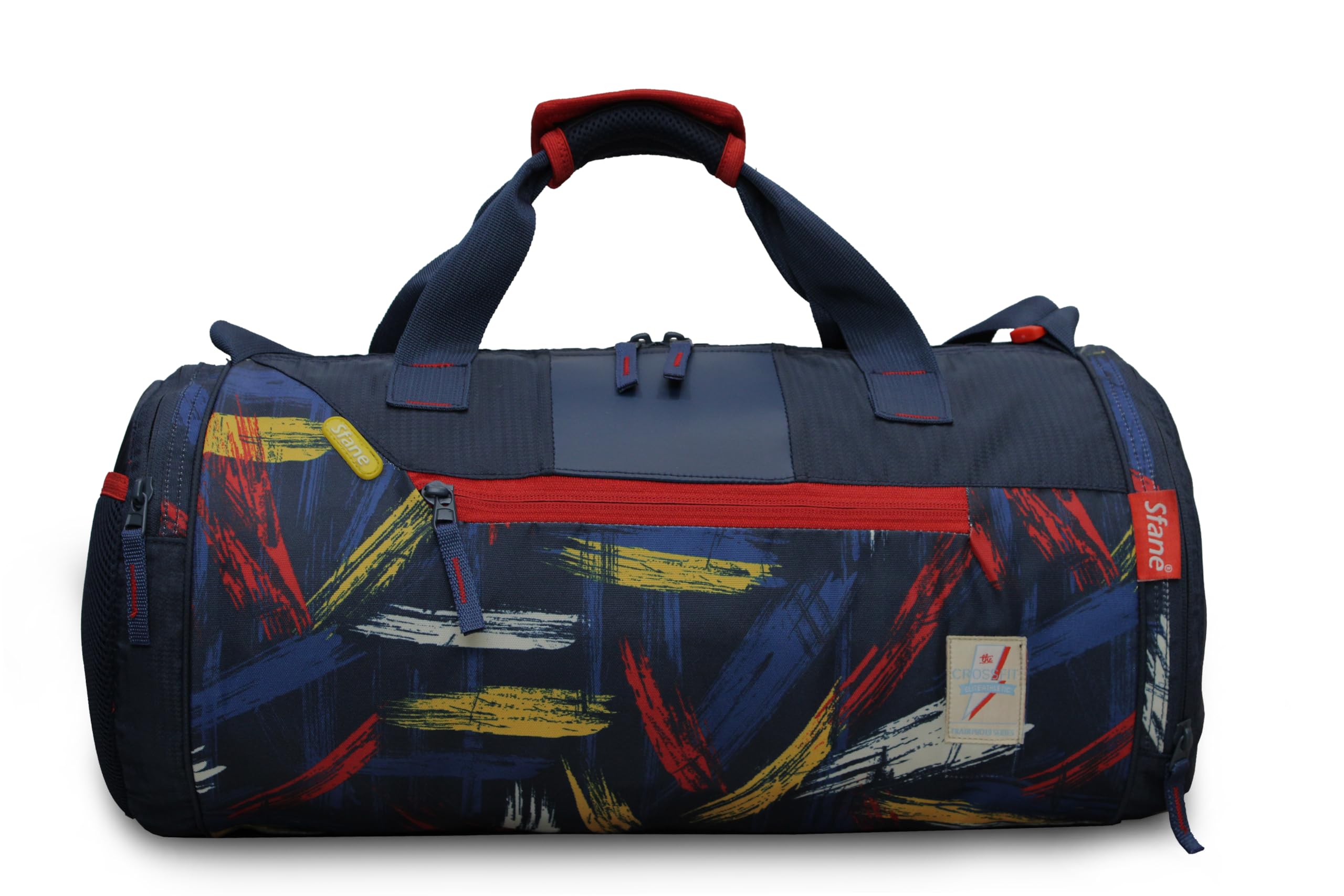 Gym Bags for Men with Separate Shoe Compartment Sports Gym Bag for Women Duffle Bags for Gym, Duffel Bags Sports Bag - Blue & Red-image-11