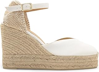 · Alpargata CHIARITA/8ED/001 en algodón orgánico con cuña de 11cm y doble plataforma - Mujer