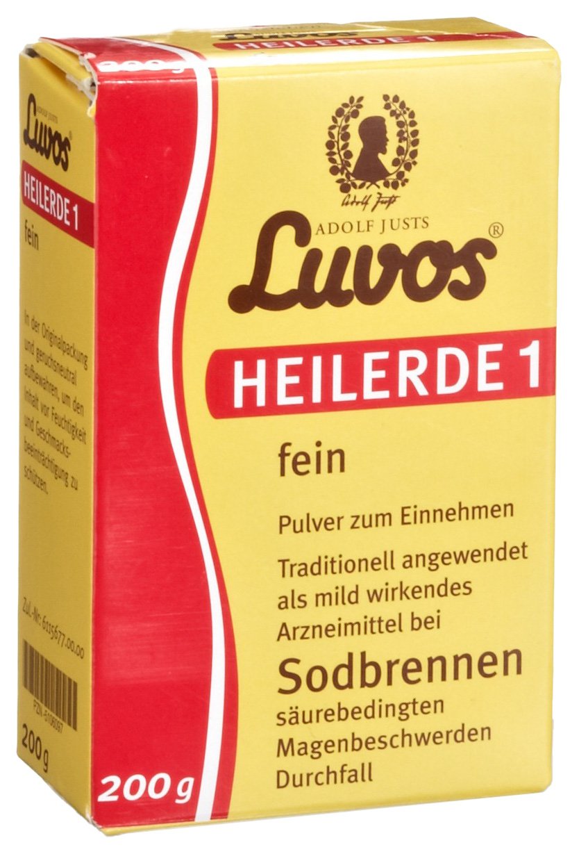 LuvosHealing Clay 1 Powder for Incontinence Pack of 2 x 200 g