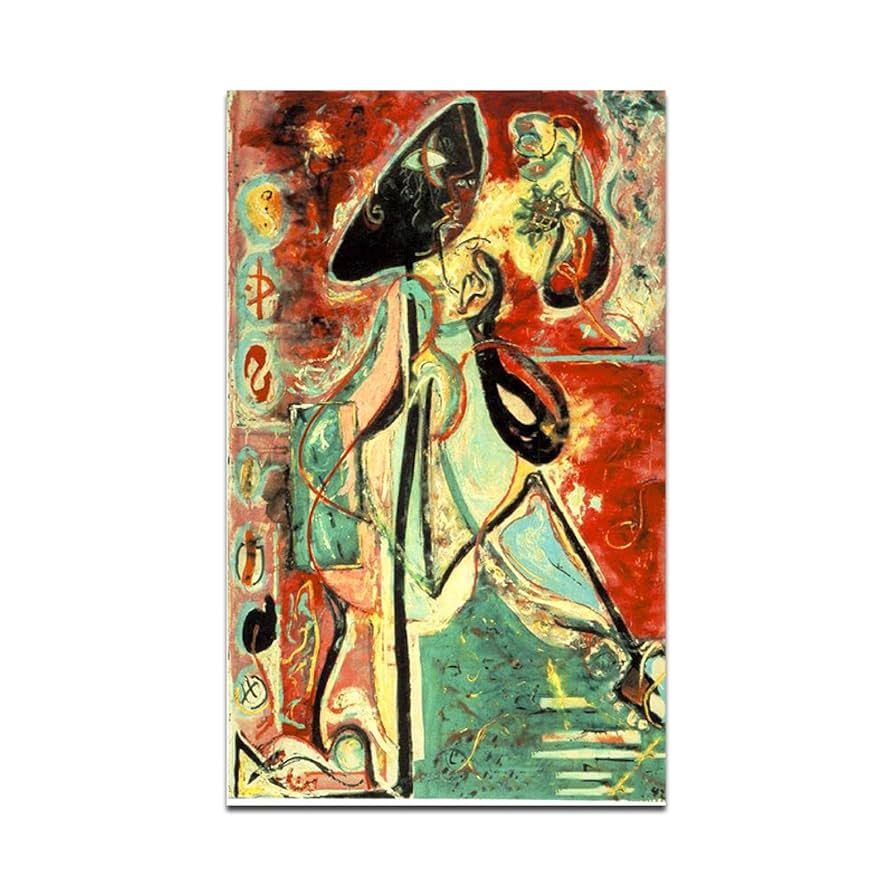 【大幅値下げ】ジャクソン・ポロック 抽象絵画ウォールアート Amazon.co.jp: ジャクソン・ポロック抽象グラフィティポスター