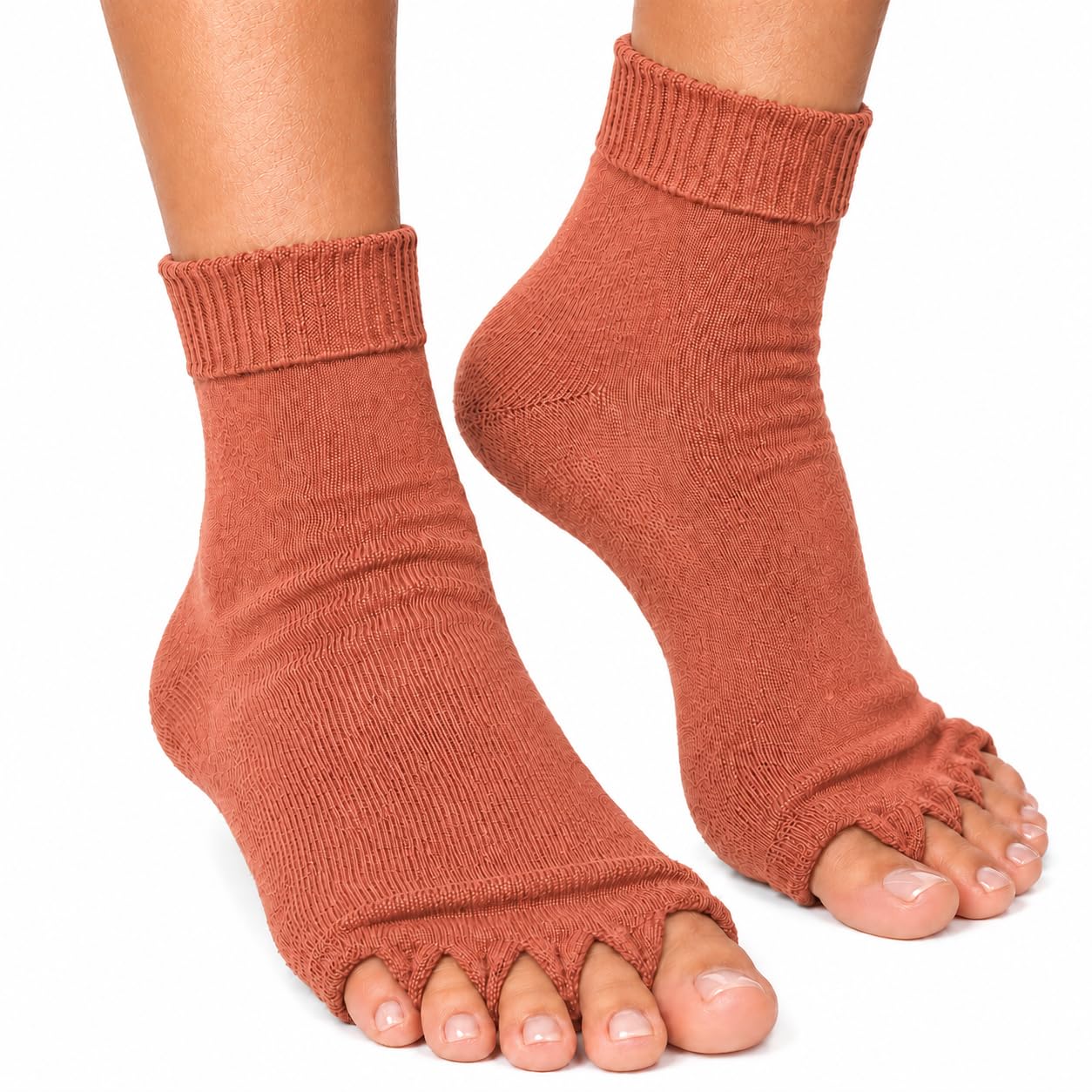 Vn care Alignment Socks for Women & Men | Toe Separator for Pain Relief | Plantar Fasciitis Support | Stretch Five-Toe D