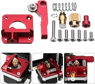 Zeelo Ender 3 Extruder, CR-10 Extruder Upgraded Replacement, Aluminum MK8 Drive Feed 3D Printer Extruders for Creality ENDER3, CR-10, CR-10S, CR-10 S4, CR-10 S5