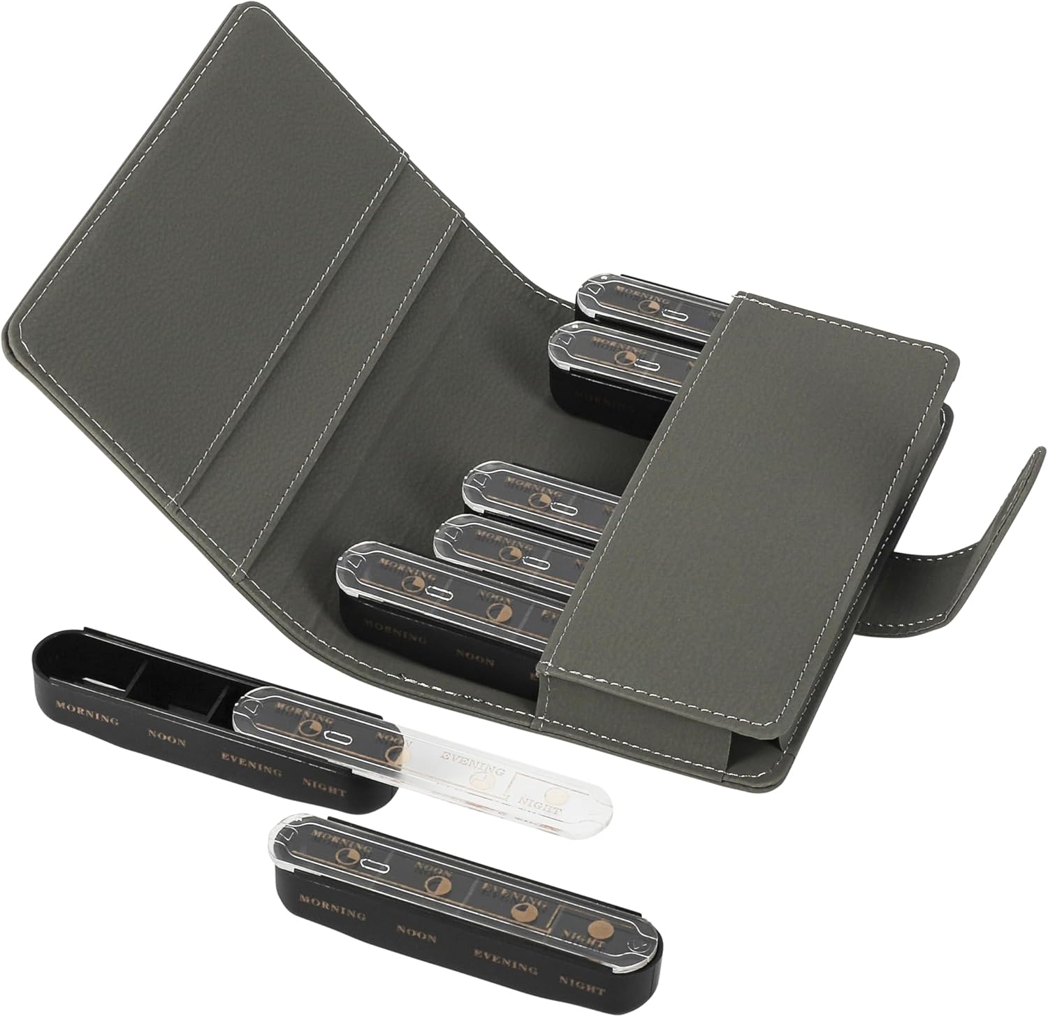 D’Light Pill Wallet Including Card Slots, Travel Pill