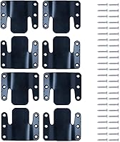 Vista 1 de LazyMe Sofá modular universal entrelazado, conectores de sofá seccionales, soporte de conector de sofá con herrajes, 4 juegos, 8 piezas 8 unidades.