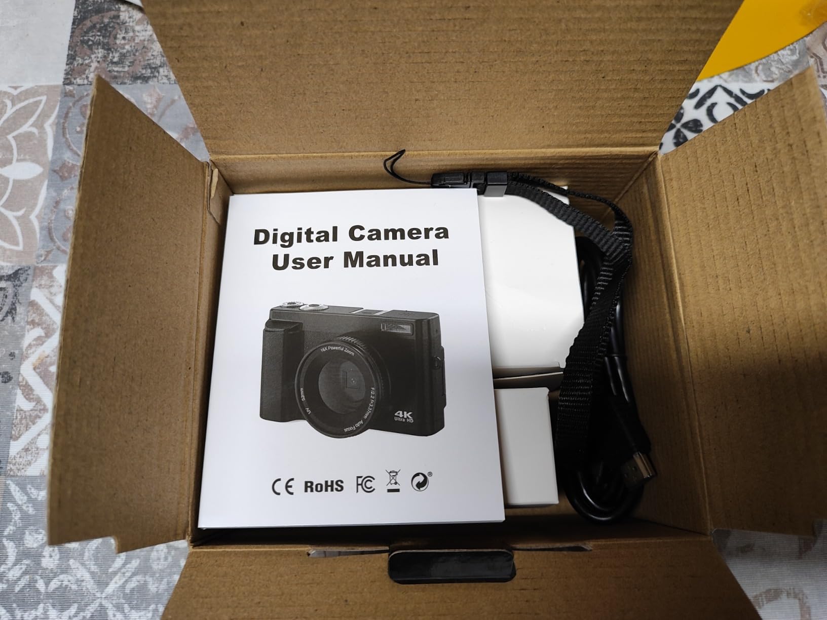 Buy Digital Camera 4K, 48MP 16X Auto Focus Digital Zoom Photo Camera, 3 ...