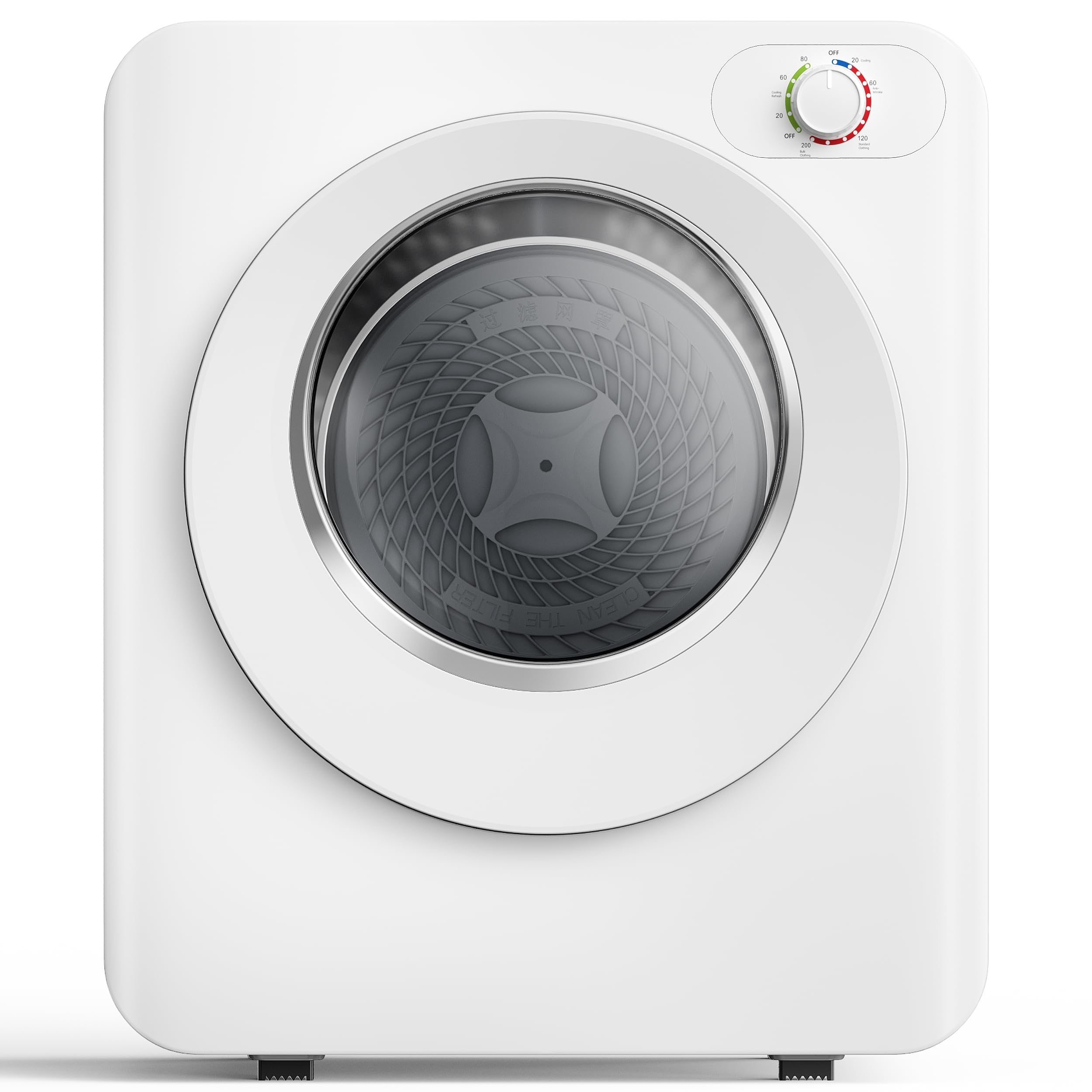 Euhomy 1.5 Cu.Ft Portable Clothes Dryer 850W Compact Laundry Drying Machine