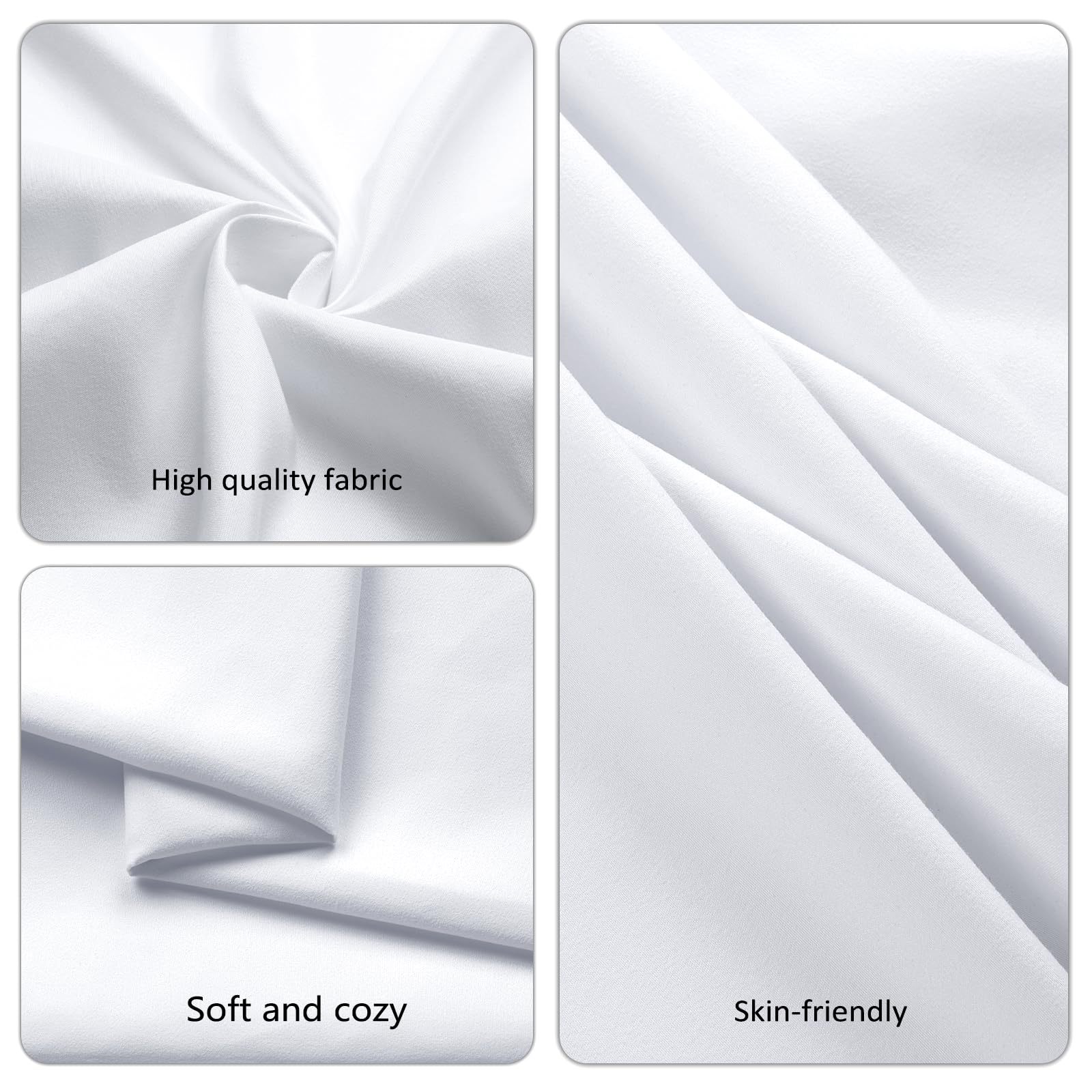 Amazon.com: pepmily 12 Pack White Round Tablecloth 90 Inch Round  display picture 1