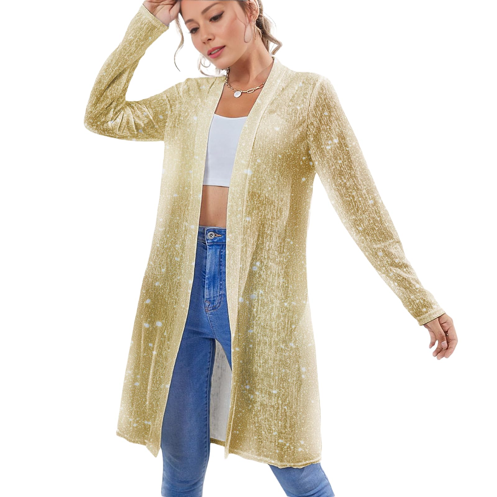 Sweater Shirts for Women Plus Size Comfy and Soft Beach Light Cover Ups Open Front Fashionable Fall Sweater