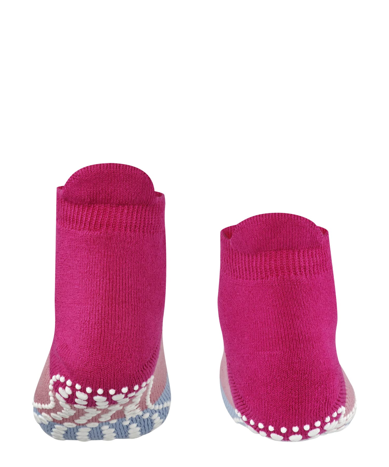FALKE Colour Block K HP coton picots sur la semelle 1 paire, Chaussettes Chaussons Mixte enfant, Rose (Gloss 8550), 35-38