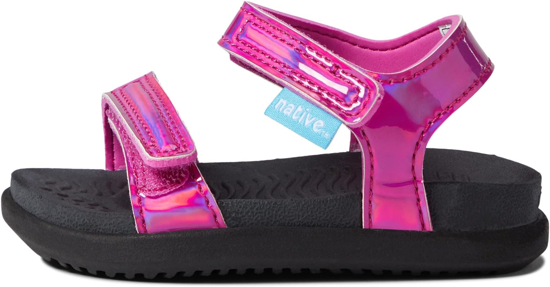 Kids Charley Hologram Sandals for Toddlers - Eva Footbed, Slip-On Style, and Open Toe Design