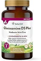 Vista 29 de NaturVet Suplemento avanzado para perros de salud articular senior, incluye glucosamina, MSM, condroitina, colágeno, ayuda a apoyar la función