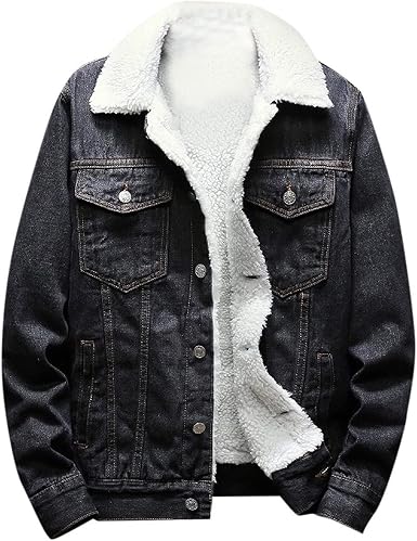 Jean Jacket Fleece Warm Coat 