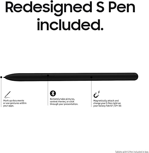 Miniatura 8 de SAMSUNG Galaxy Tab S7+ (tableta 5G) LTEWiFi (T-Mobile), negro místico - 128 GB (modelo 2020 - versión de EE. UU