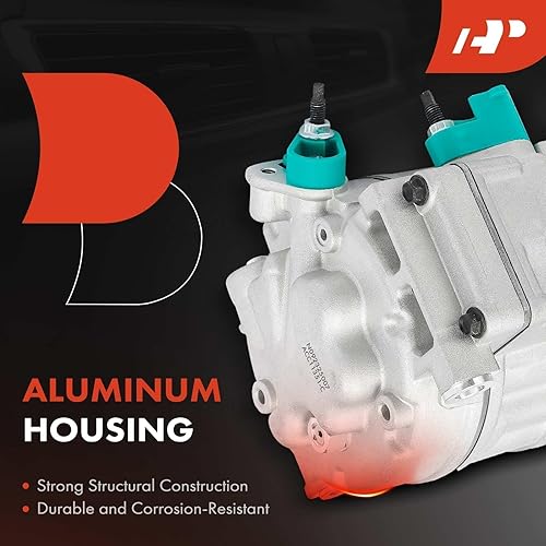 Miniatura 6 de A-Premium Compresor de aire acondicionado con embrague compatible con Kia Sorento 2011-2012, Hyundai Santa Fe Veracruz 2007-2012, 3.3L 3.5L 3.8L