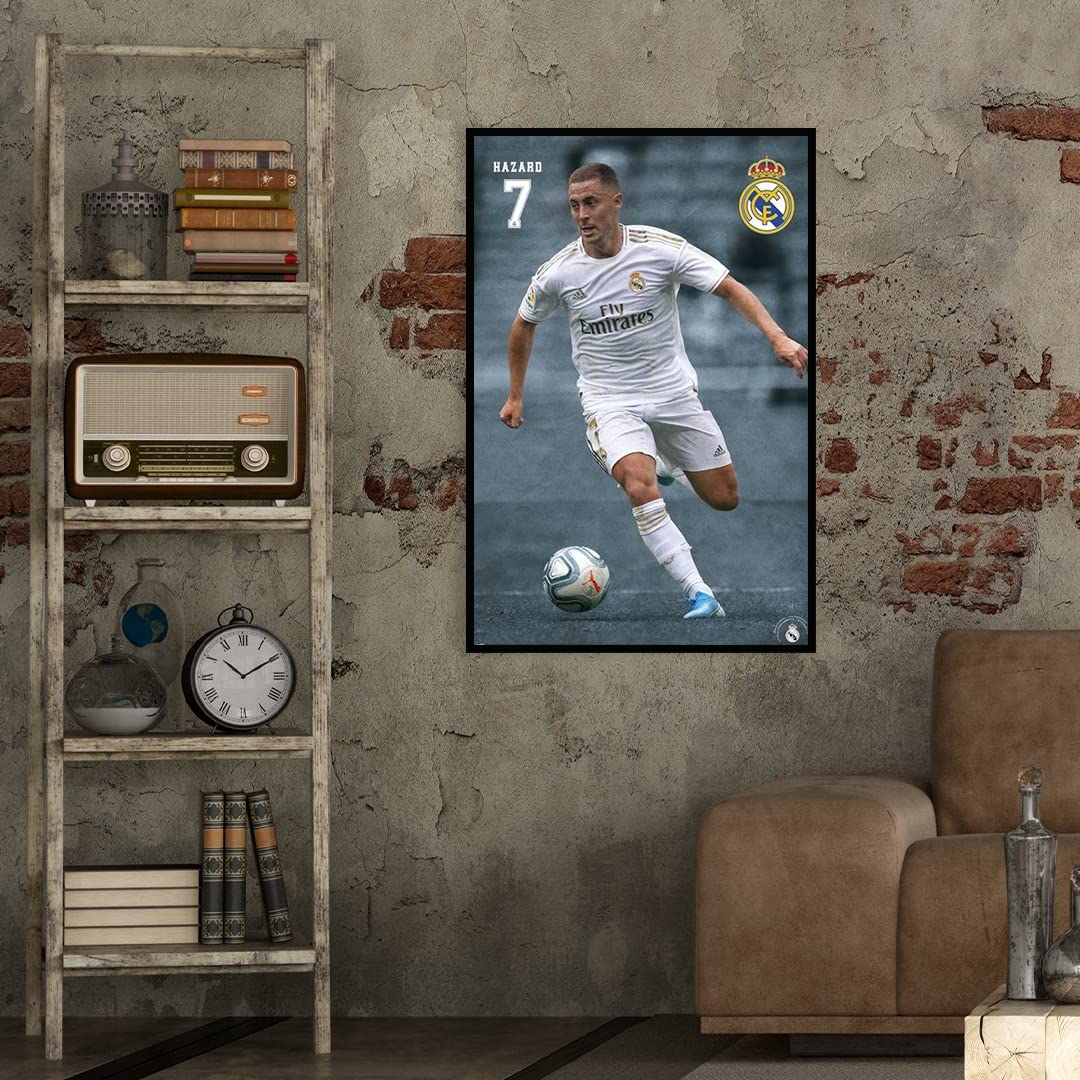 Amazon.co.jp: Real Madrid FC Poster Hazard 24 / レアルマドリードFC