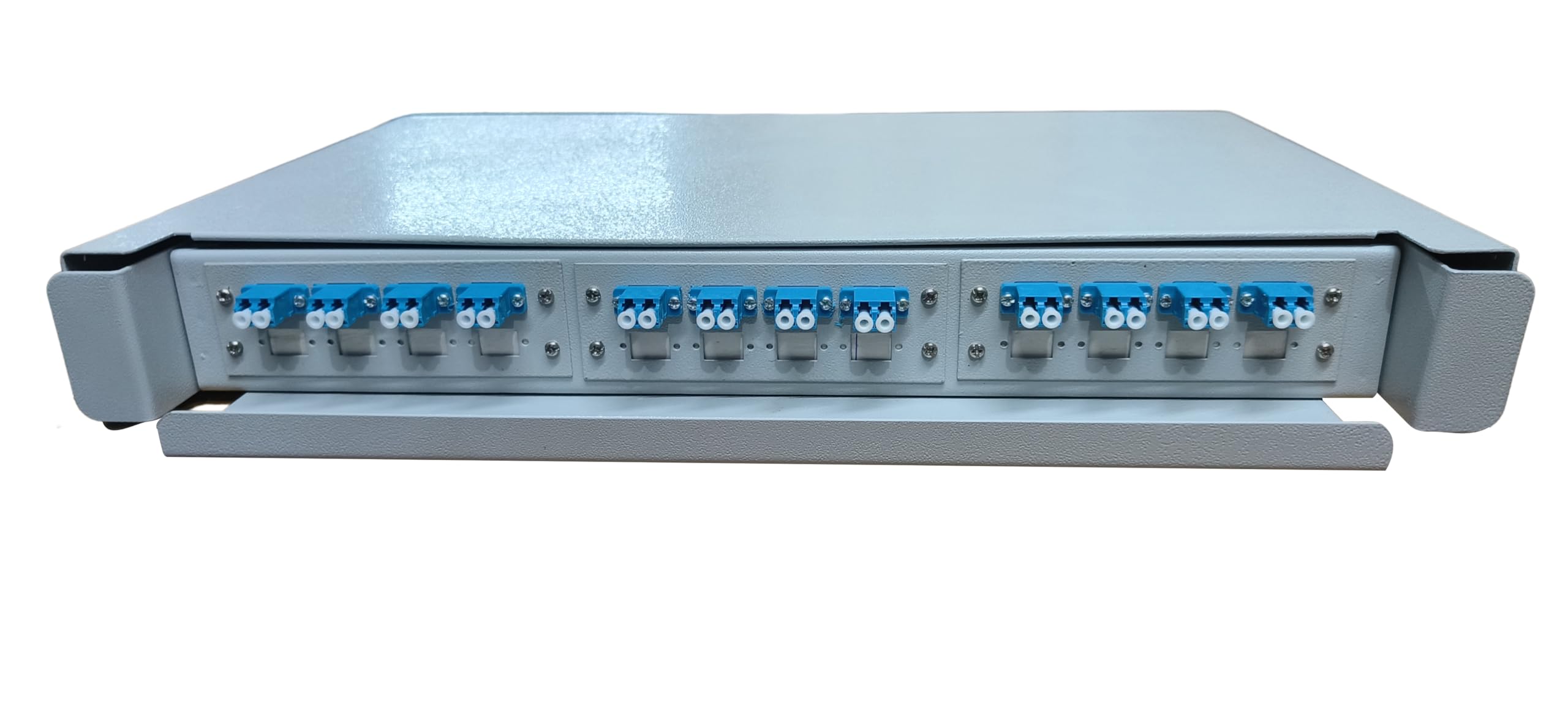 Hanutech 24 Port LC/PC Fully Pigtail Loaded, Fiber Patch Panel/Fiber Distribution Box, Sliding Rack Mounted Cabinate for Broadband, Internet Solution-image-28