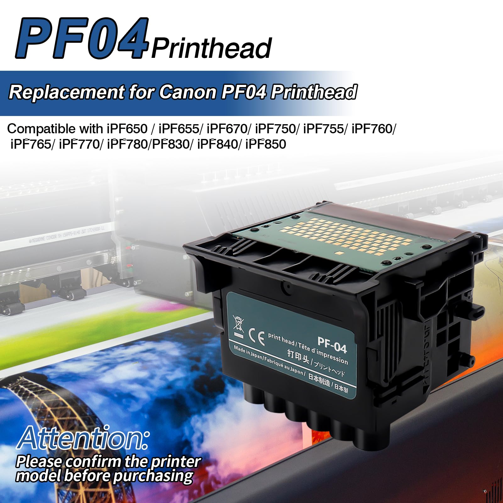Amazon.com: BZVQLO PF-04 Printhead Compatible with Canon