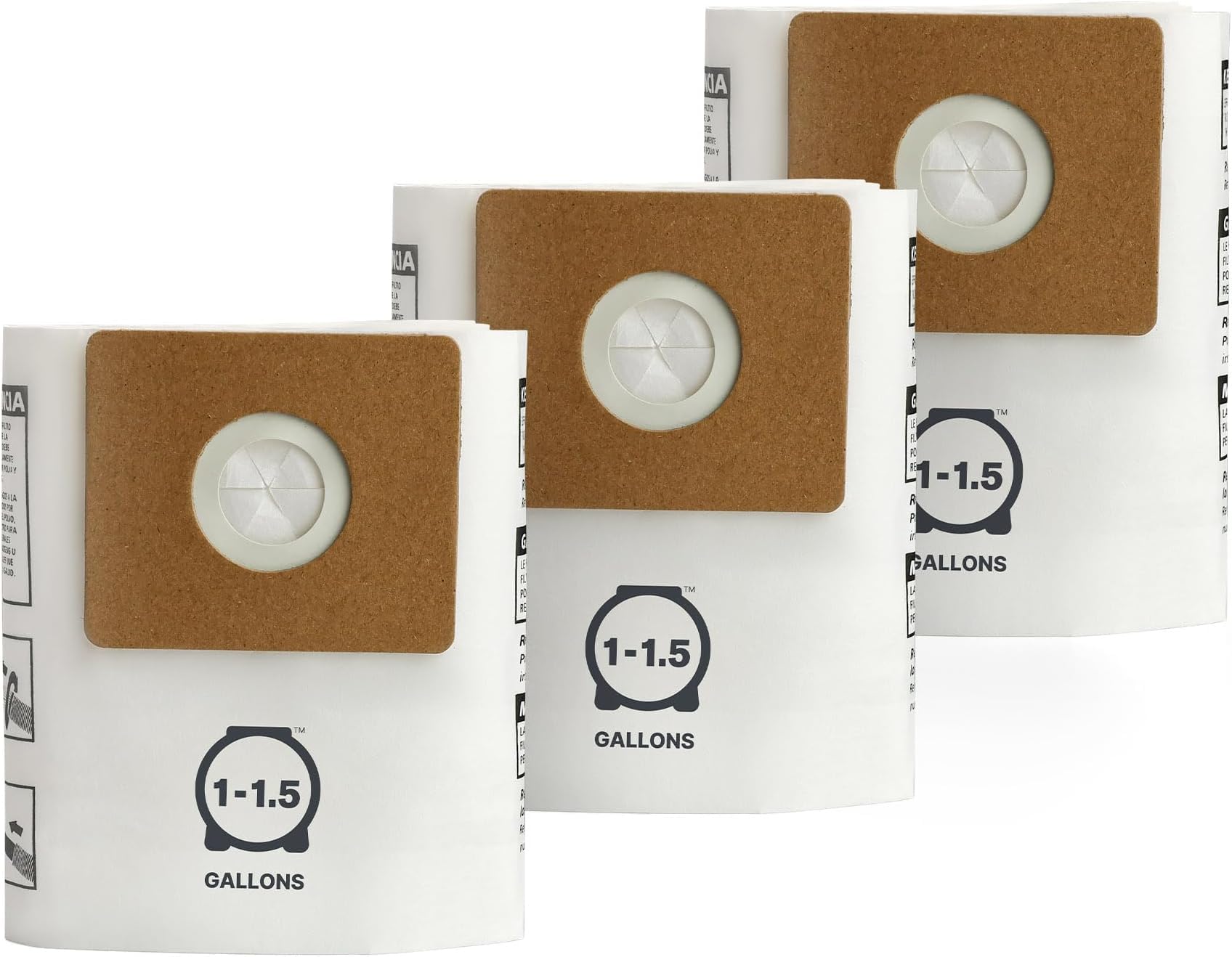 Shop-Vac Disposable Filter Bags - 3 Pack -9
