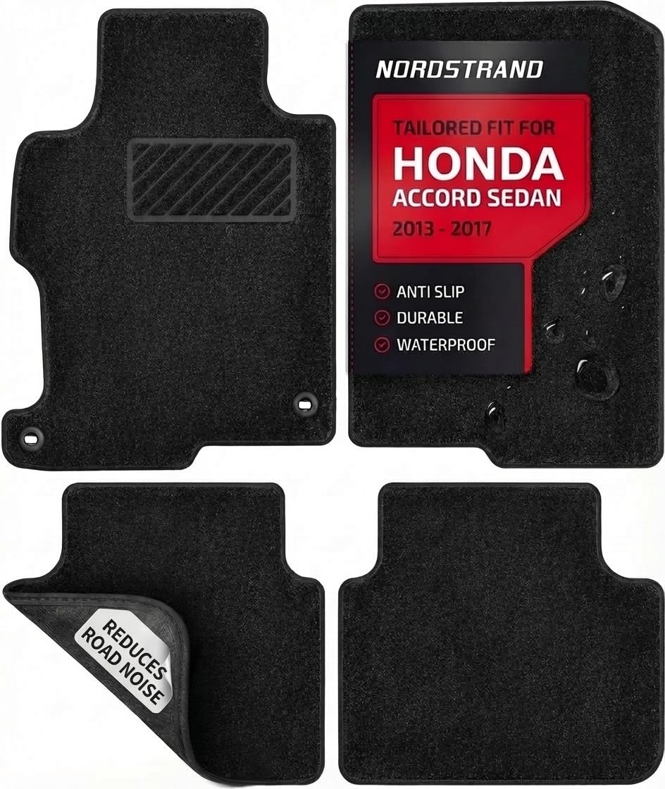 Amazon.com: Floor Mats for Honda Accord 2013-2017 IX - Tailored 3D