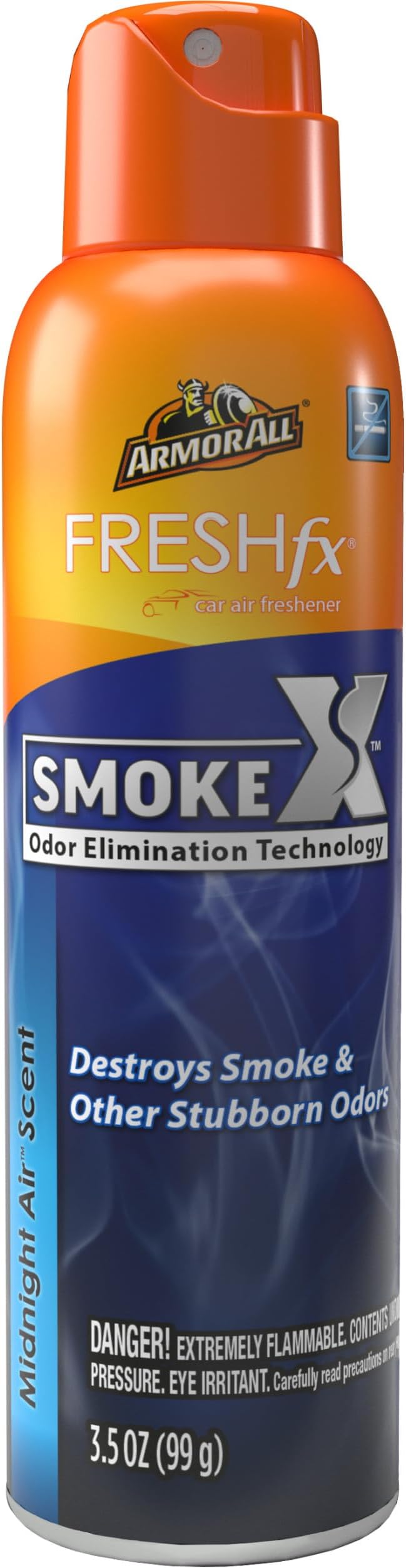 Armor All FRESH fx Smoke X Car Air Freshener, Midnight Air Scent (3.5 oz)