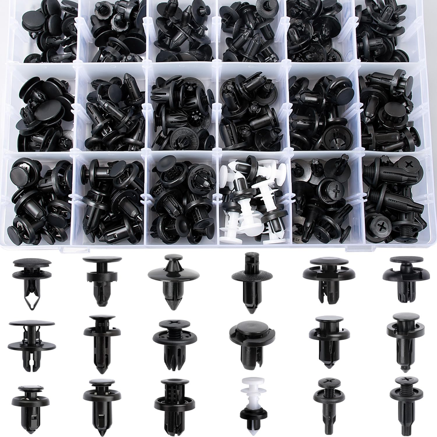 パーツアソート　7andhiro様 Amazon.com: OAUTOO 180pcs for Honda & Acura Push-Type Retainer