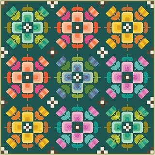 Elizabeth Hartman Scenery Casserole Quilt Kit Moda Fabrics KIT51270