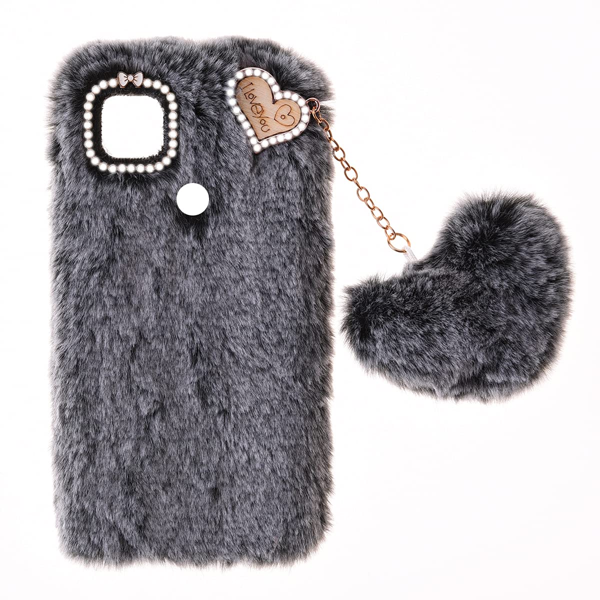 Plush Case Pour Google Pixel 4a 5G Coque De Protection Fluffy Fur