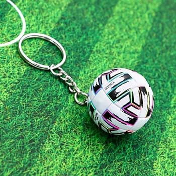 Amazon.co.jp: サッカーキーホルダー サッカーボールキーリング 3d