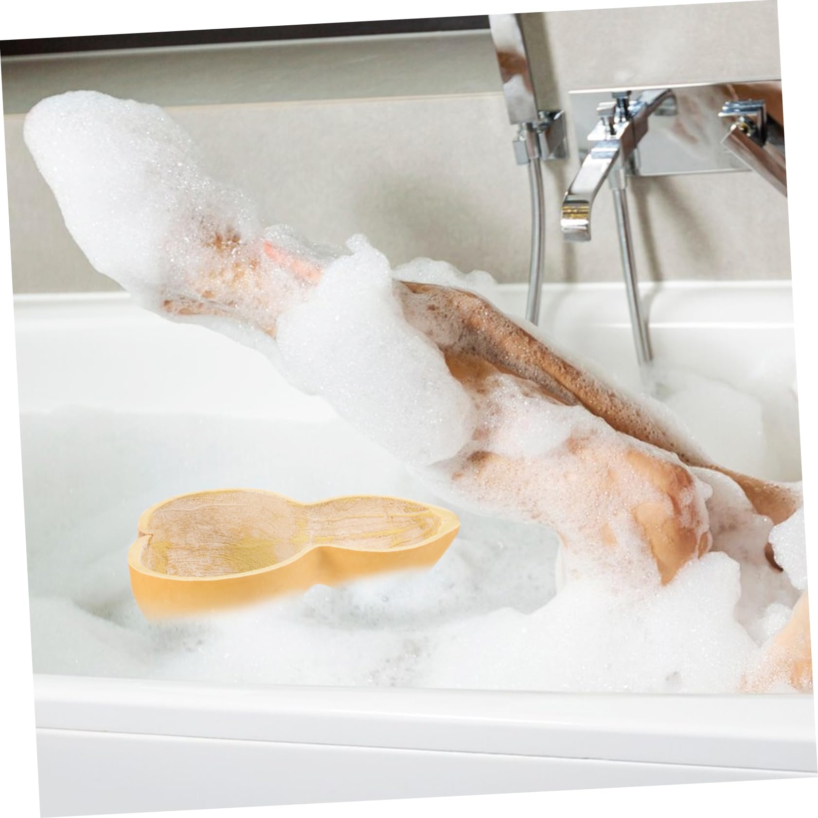Ciieeo 4 Elegantes Cucharones De Calabaza China Para Baño Duraderos Y Aptos Para Cocina Spa Sauna Y Baño.