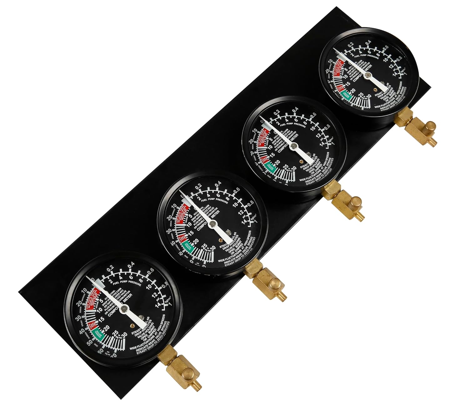 SLMOTO Universal Motorcycle Fuel Vacuum, Carburetor New Fuel Vacuum Carburetor Synchronizer Sync Gauge Fit for Yamaha Honda Motorcycle Red