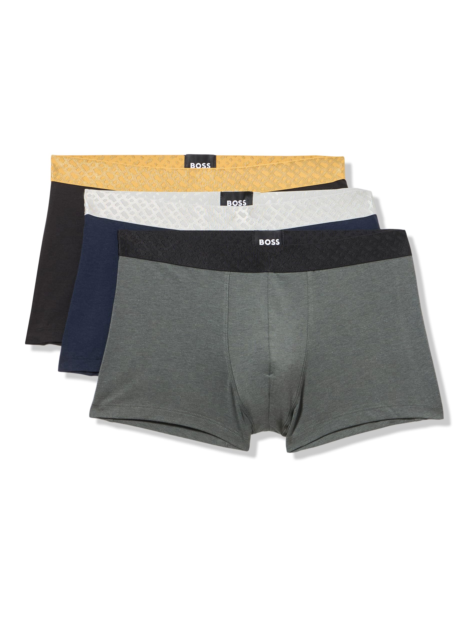 boss Men's 3-pack Shine Logo Trunks-picture-3