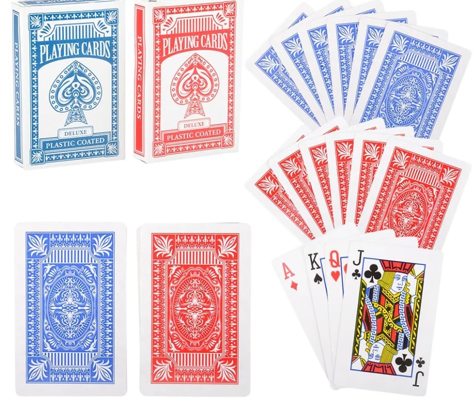 Bulk Playing Cards, 2.25 Inch x 3.5 Inch 24 Packs
