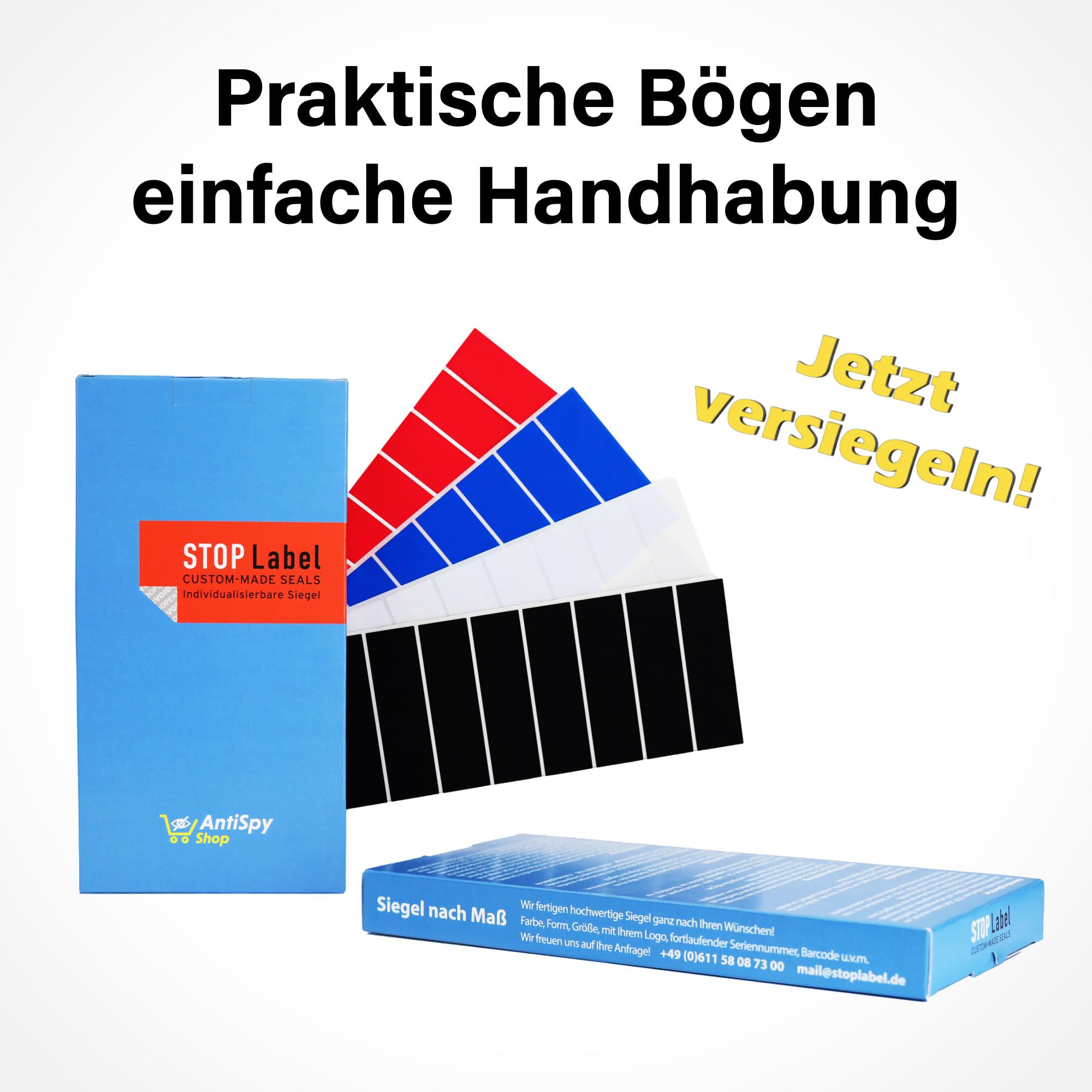 Sigilli Di Sicurezza Adesivi 120x50mm - 100 Pezzi Con Perforazione, Per Pacchi, Buste, Contenitori - Foto 7