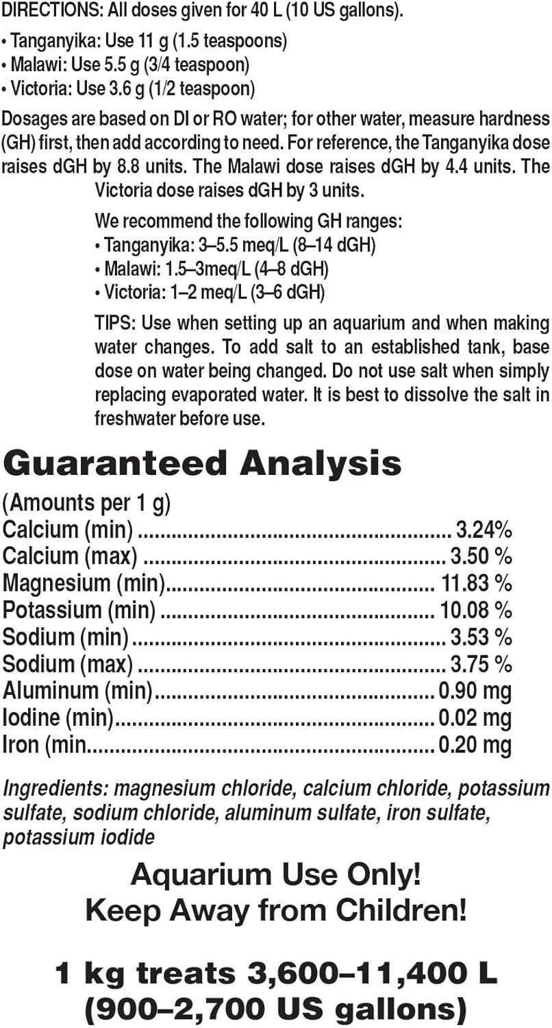 Seachem Laboratories Cichlid Lake Salt - 1 Kilograms
