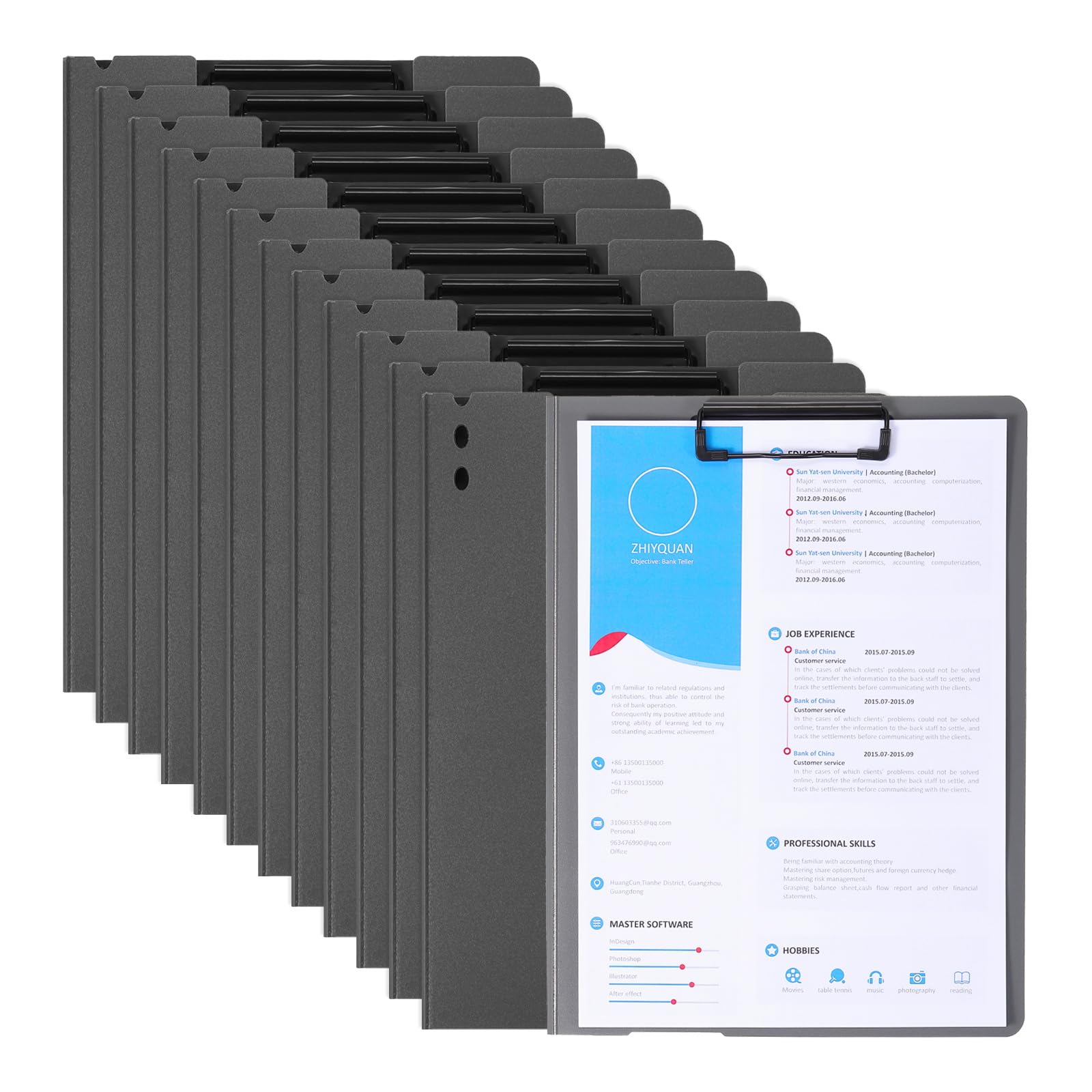 PATIKIL 9.3 x 12.6" Pressboard Report Cover