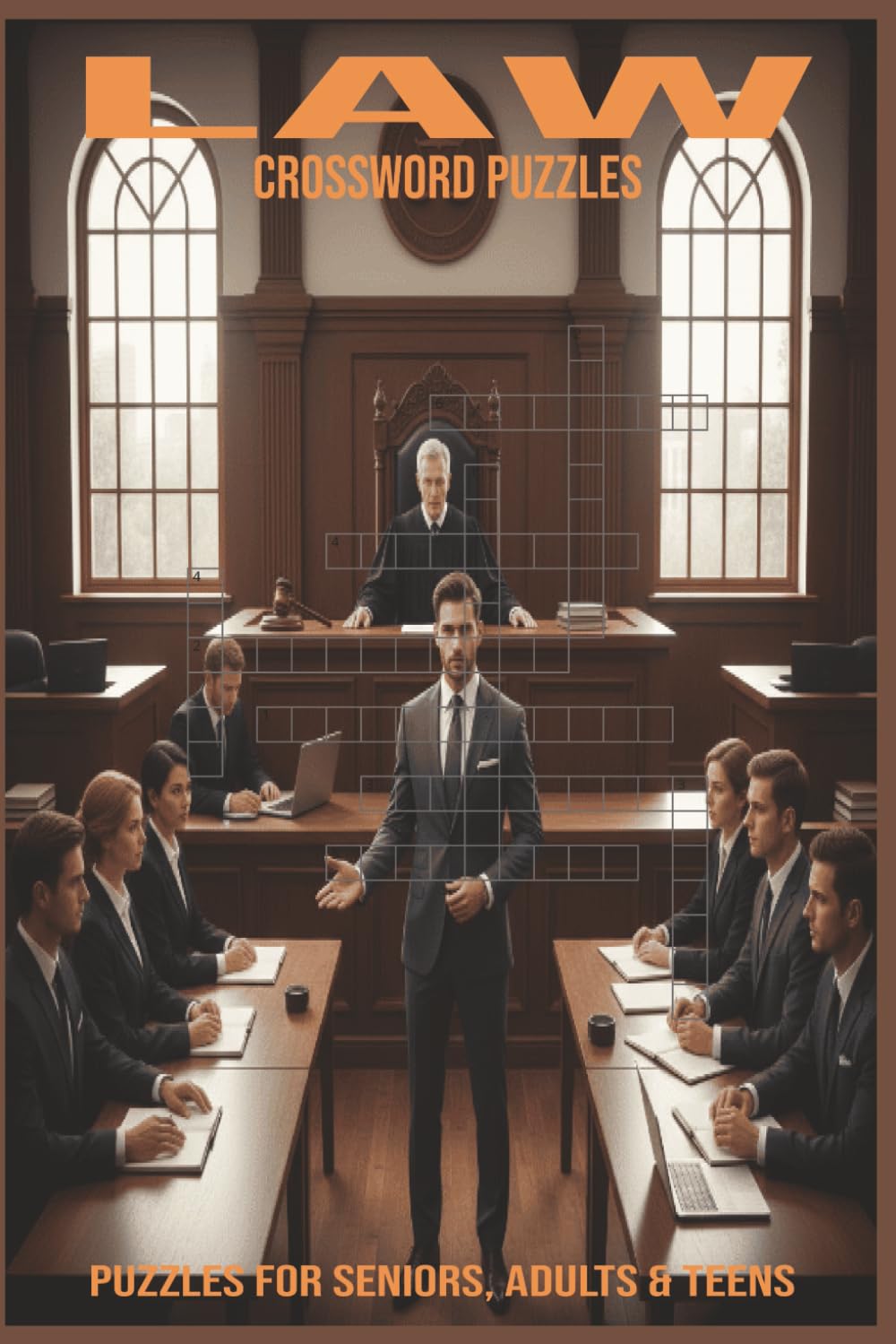 Law Crossword Puzzles: 60 Crossword Puzzles about Law | 6X9 inches, 120 pages, 600 words | The Perfect, Entertaining & Educational Gift for students, lawyers, judges and legal enthusiasts