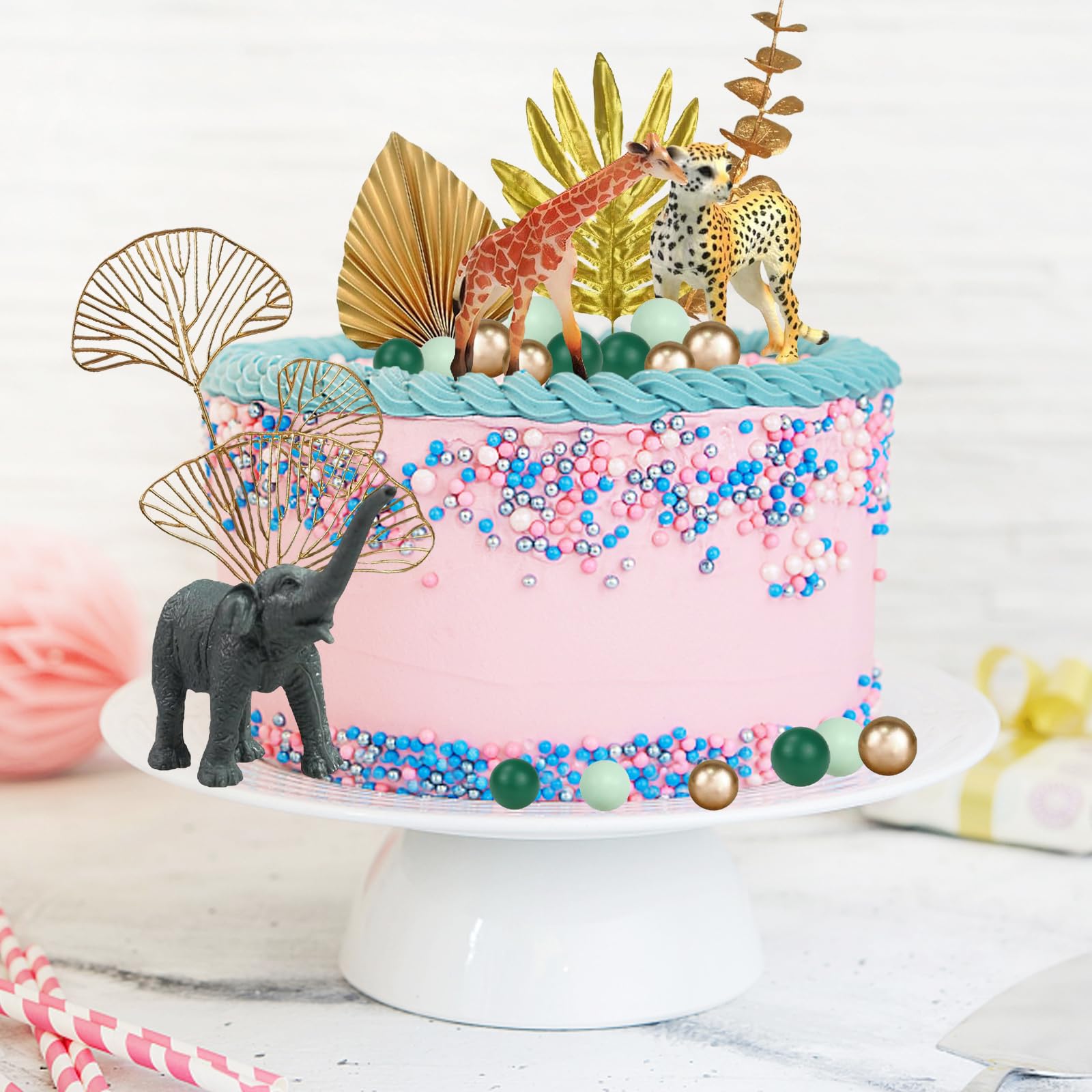 Decorazioni Per Torte A Tema Animali Da Safari, Decorazioni Per Torte A Tema Animali Da Safari Decorazioni Per Torte Con Leone Giraffa Elefante Zebra Per Torte Di Compleanno A Tema Animali~p127881234