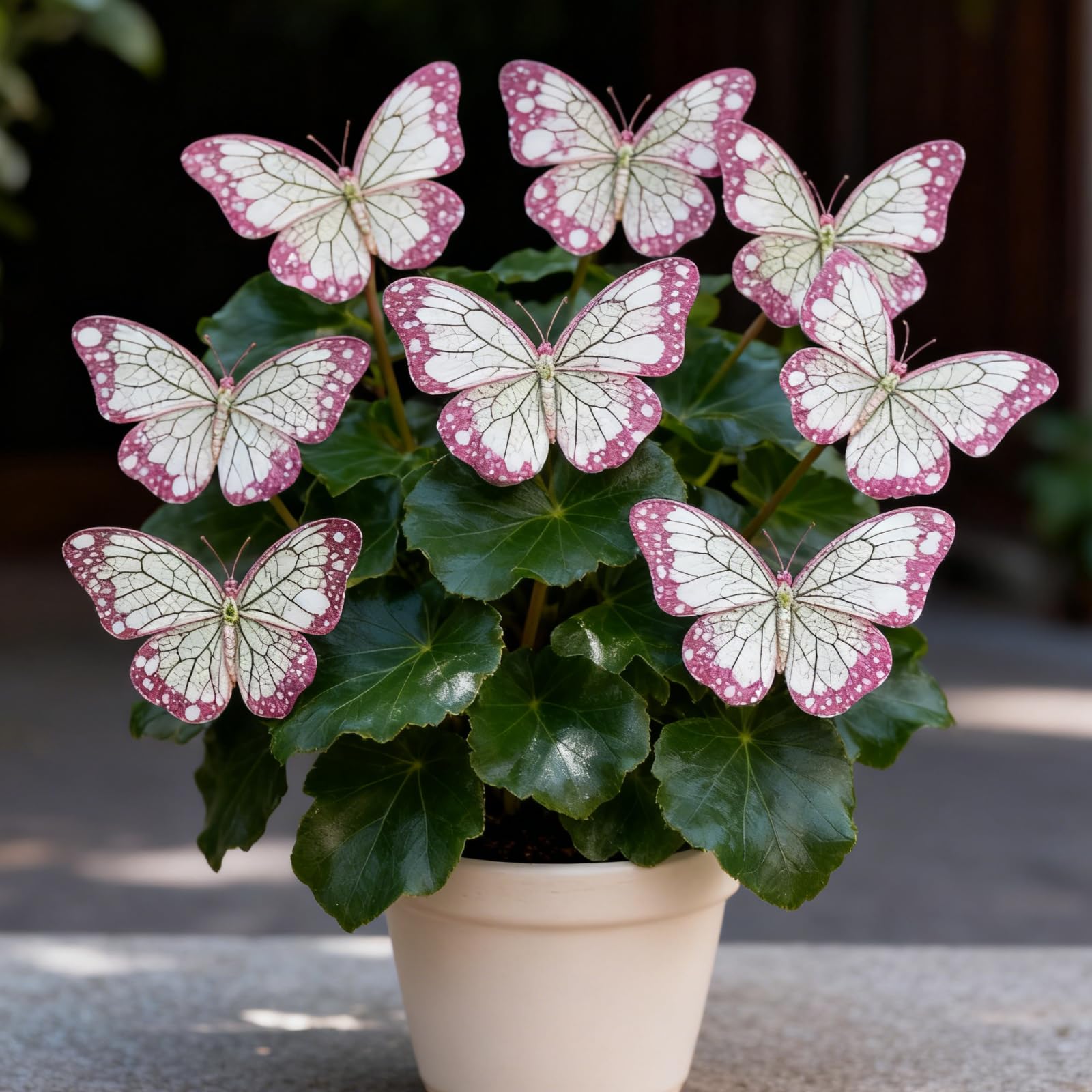 Magnificent Hosta Bulbs – Rare Perennial Butterfly Flowers, Summer Blooming, Garden Ornamental Plant Excellent Displays-15 Bulbs-C