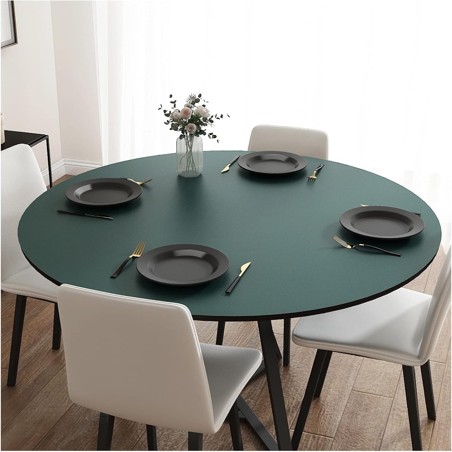 Nappe de cuisine en cuir synthétique uni C 100cm lavable