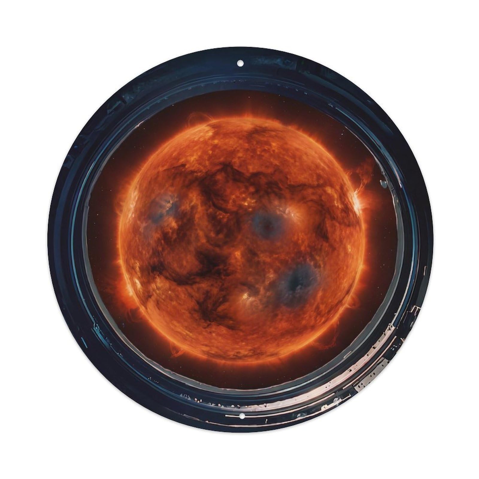Red Giant Star View Metal Tin Sign