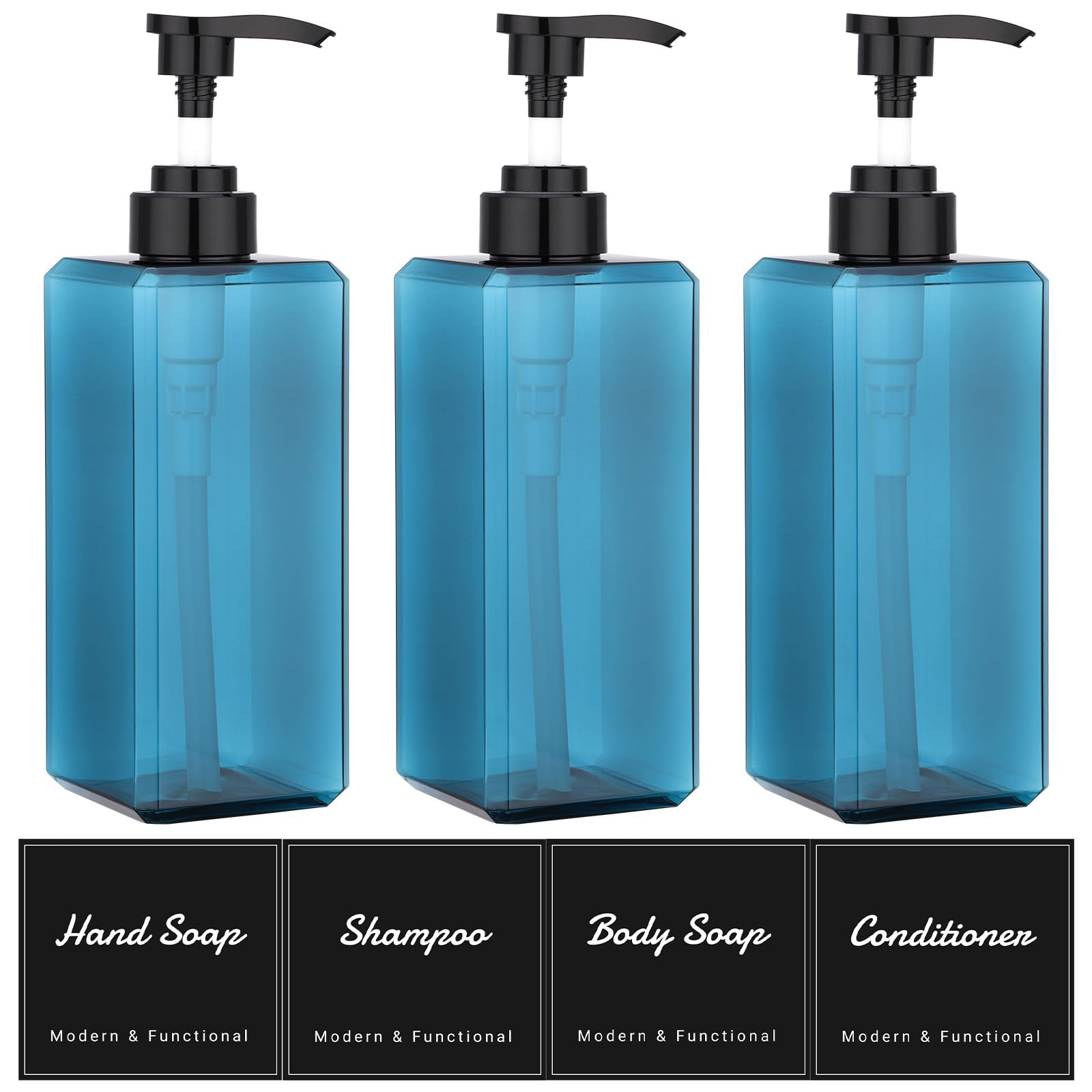 Refillable PET Pump Dispenser Bottles