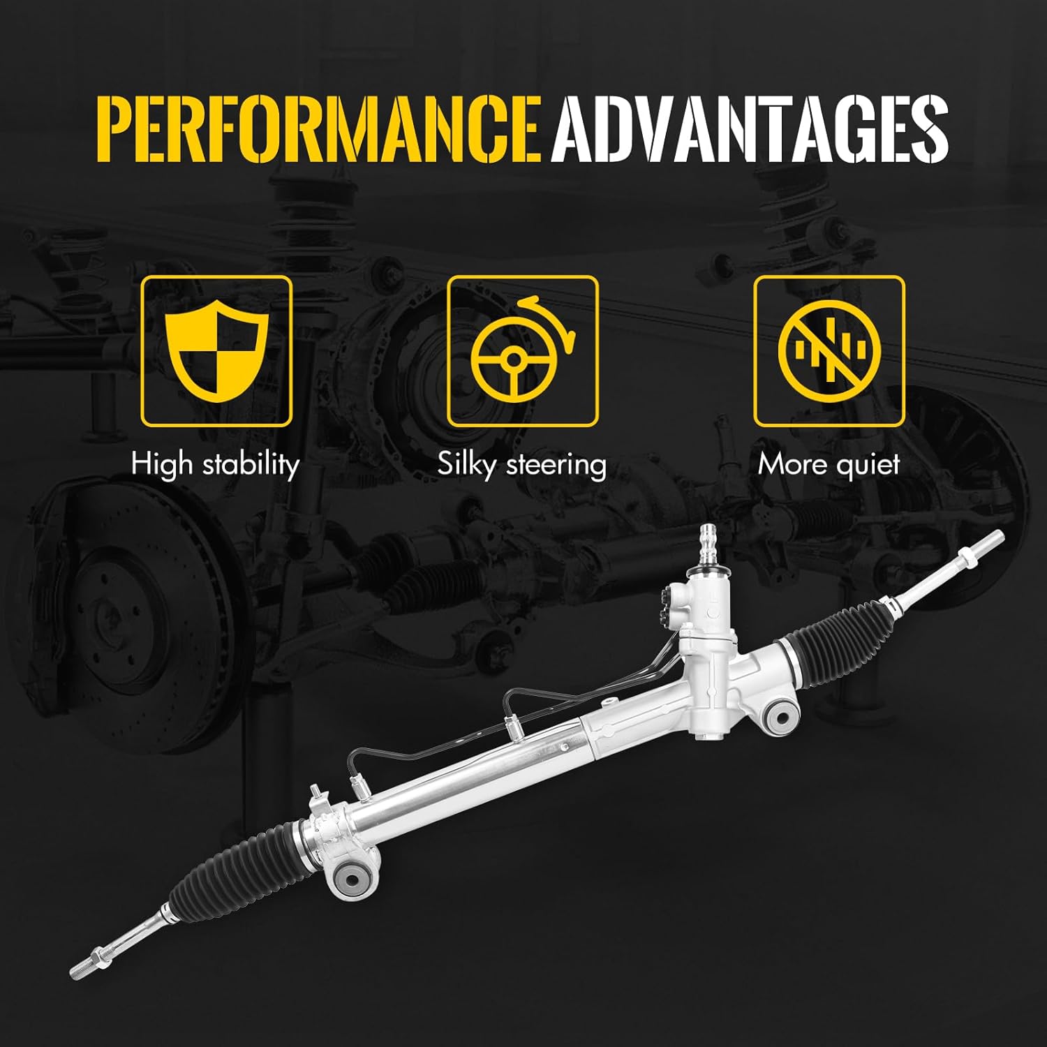 kusatec power steering rack and pinion assembly compatible with toyota avalon 2005-2012 camry se 2002-2006 lexus es300 2002-2003 es330 2004-2006 es350 2007-2012 4425007101 26-2632